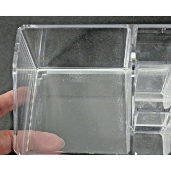 Clear Plastic Acrylic Makeup Organizer Lipstick Brush Holders Paintbrush Crafts - Picture 2 of 7